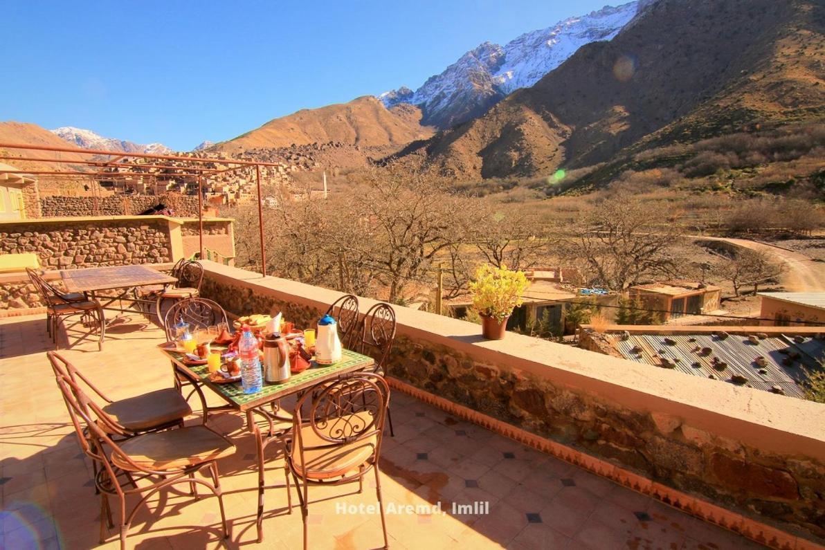 Hotel Aremd - Aroumd Imlil Route Du Toubkal Eksteriør bilde