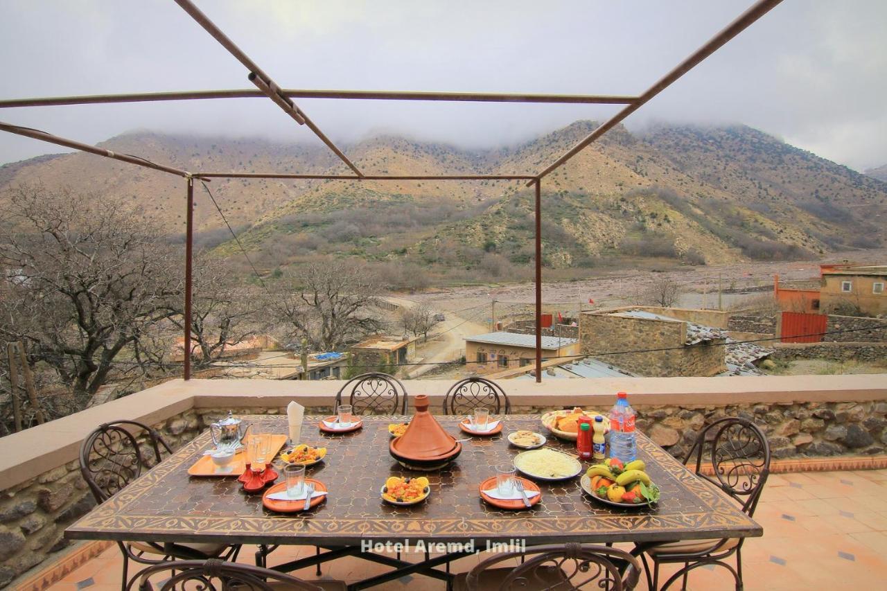 Hotel Aremd - Aroumd Imlil Route Du Toubkal Eksteriør bilde