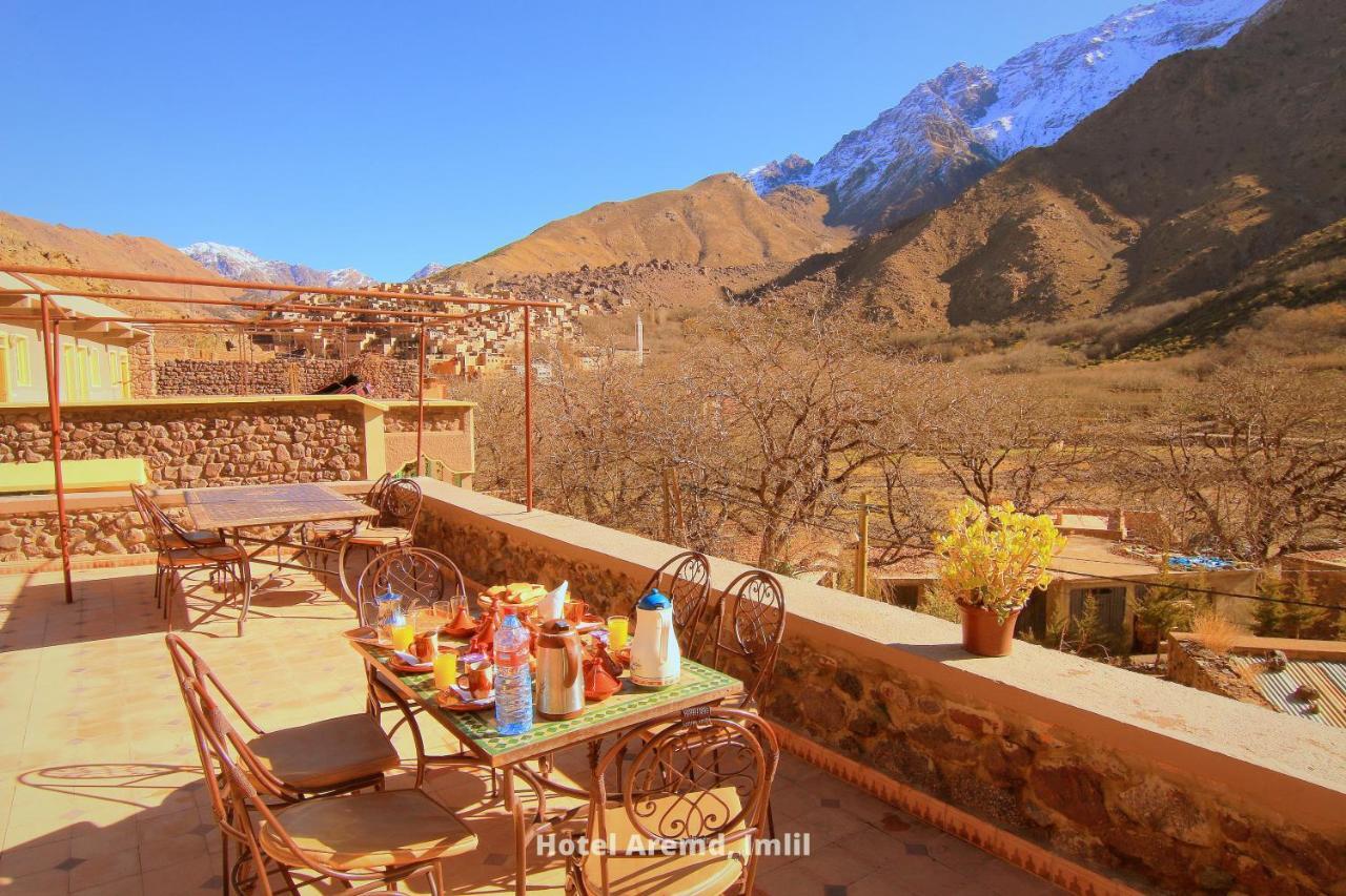 Hotel Aremd - Aroumd Imlil Route Du Toubkal Eksteriør bilde