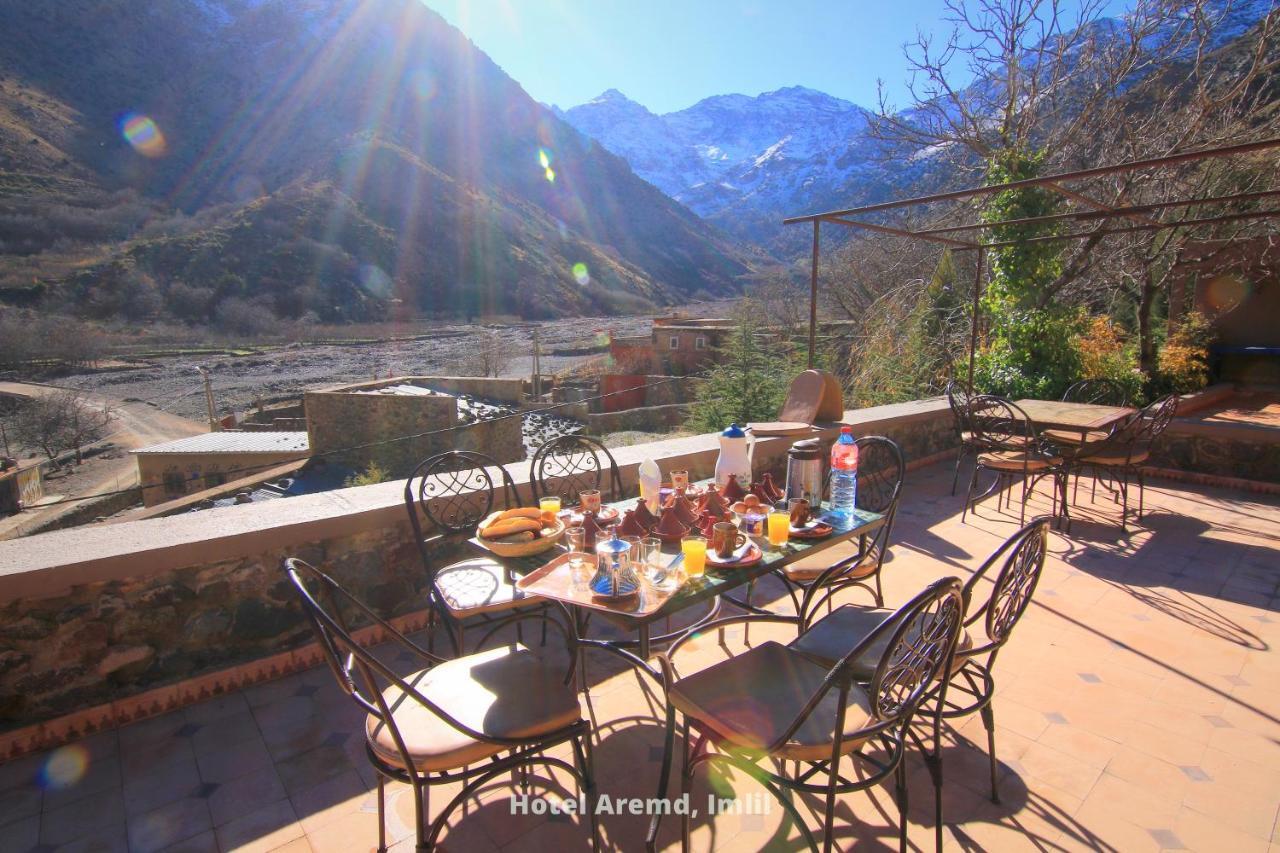 Hotel Aremd - Aroumd Imlil Route Du Toubkal Eksteriør bilde